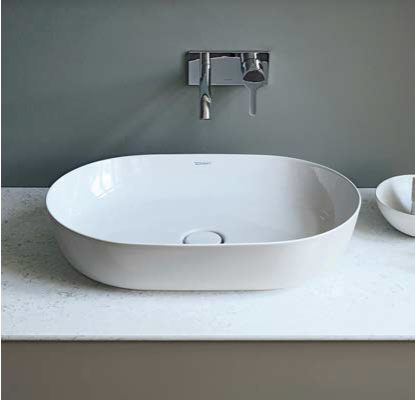 Lavabo Luv Sobre Cubierta sin Rebosadero 60x40x14 cm Duravit 0379600000