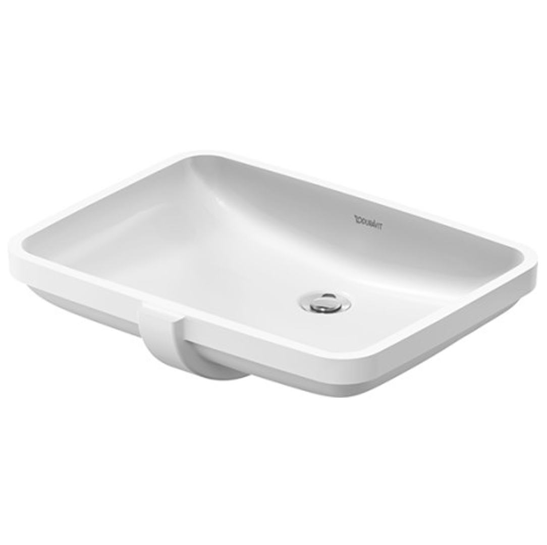 Lavabo Nº1 Bajo Cubierta con Rebosadero 55x40x16 cm Duravit 3955500282