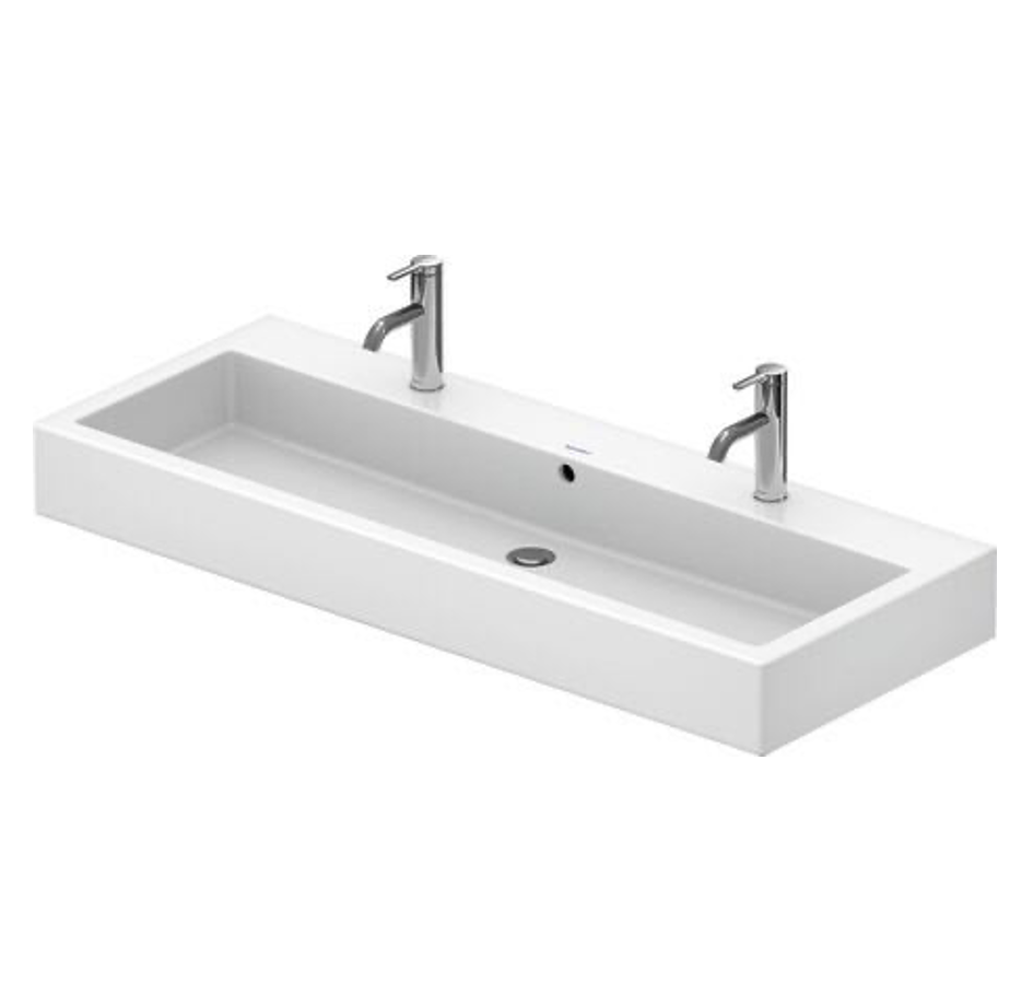 Lavabo Vero Sobre Cubierta con Rebosadero 120x47x13 cm Duravit 0454120024