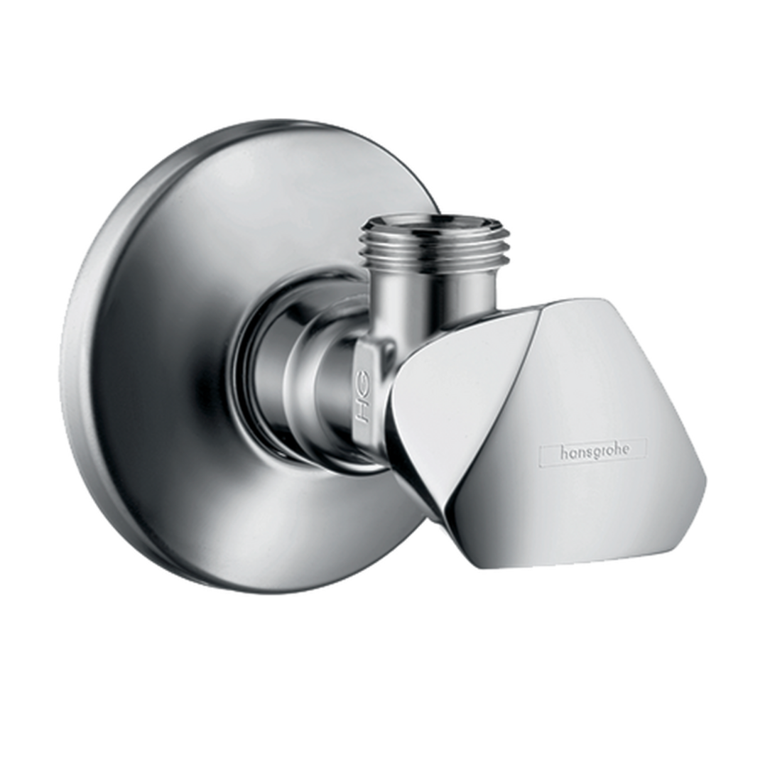 Llave angular E Cromo 3/8" a 1/2" Hansgrohe 13902000 Essentials