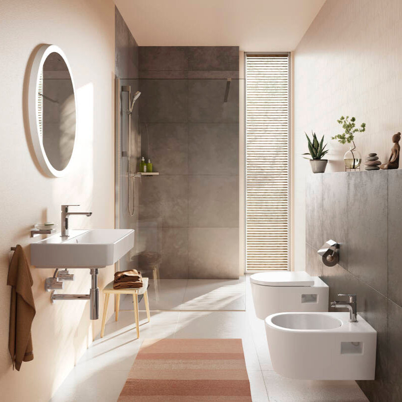 Rebris S Monomando de lavabo 110 sin vaciador CoolStart Cromo Hansgrohe 72520000 Essentials