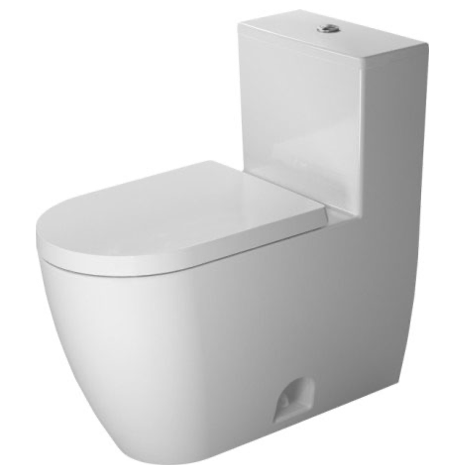 WC One Piece Me by Starck Duravit de Porcelana Dual Flush Rimless Asiento Soft Close y Sifón completamente Vitrificado Duravit MBS 2173010817