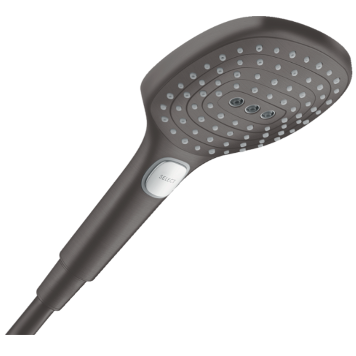 Raindance Select E Teleducha 120 3jet Hansgrohe Cromo Negro Cepillado Hansgrohe 26520340 Essentials
