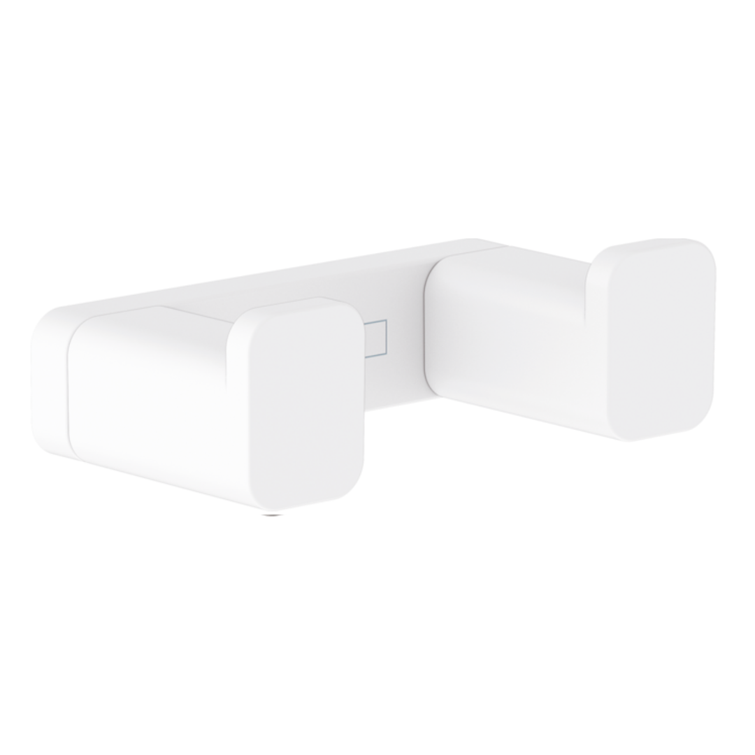 Addstoris Percha Doble acabado Blanco Mate Hansgrohe 41755700 -SOBRE PEDIDO-