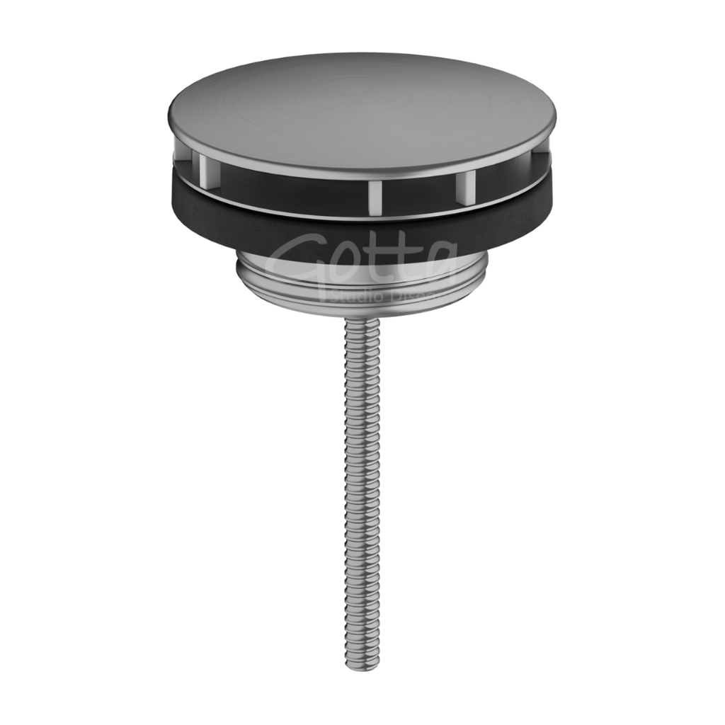Vaciador fijo para lavabo Cromo Negro Cepillado Hansgrohe 50001340 Essentials