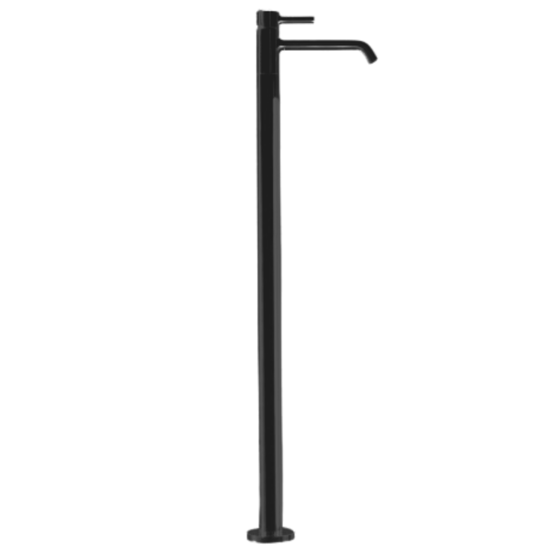 Llenado de Tina de Pedestal Freestanding para Lavabo y/o Tina PAN® Negro Mate STANZA 52.5203.37