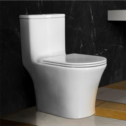 WC One Piece Dual Flush Ovale STANZA 75.7566.23