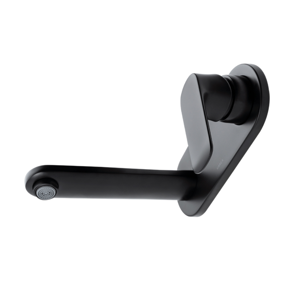 Monomando a Muro para Lavabo Negro Mate Cassia Urrea 9436LU.2