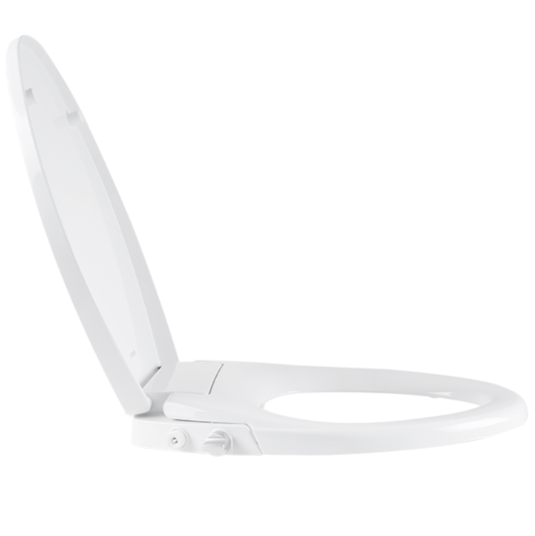 Asiento Bidet Mecánico Alargado color Blanco Urrea AACM202L