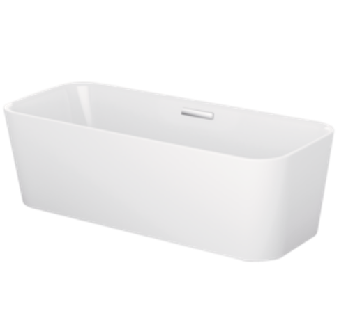 BetteArt Bañera Freestanding en Acero al Titanio 180.5x75.5x42 cm color Blanco Bette 3480 CFXXK