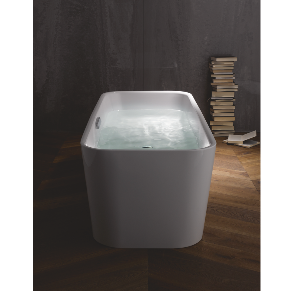 BetteArt Bañera Freestanding en Acero al Titanio 180.5x75.5x42 cm color Blanco Bette 3480 CFXXK