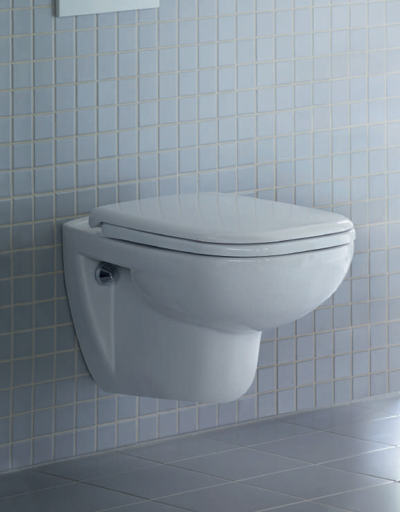 Paquete WC Suspendido D-Code incluye WC+Tanque Oculto+Botonera+Asiento Duravit DC 2535090215