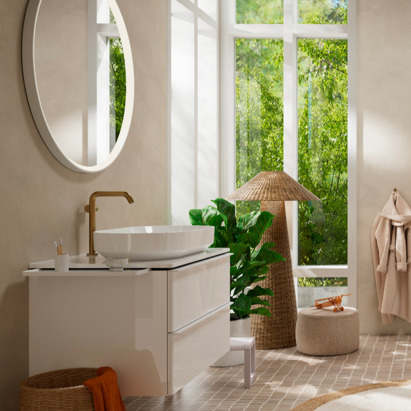 Tecturis S Mezclador monomando de lavabo 240 Fine CoolStar sin vaciador Bronce Cepillado Hansgrohe 73372140 Essentials