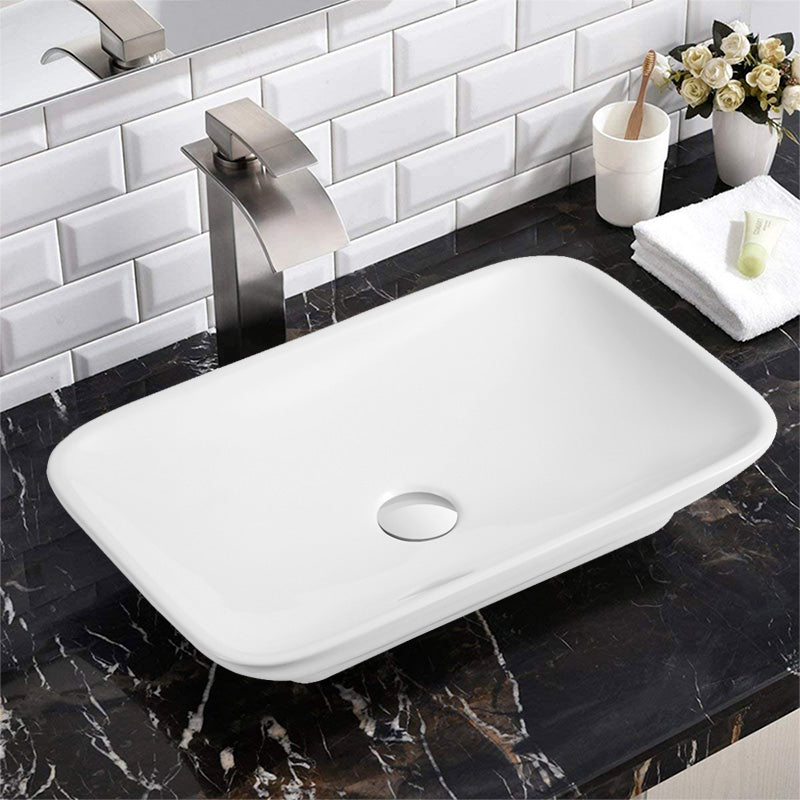 Lavabo sobrecubierta cerámica 55.5x36.5x12 cm Amsterdam