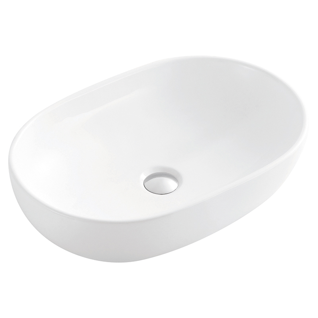 Lavabo de Sobrecubierta sin Rebosadero Medidas 59x41x14 cm Florencia