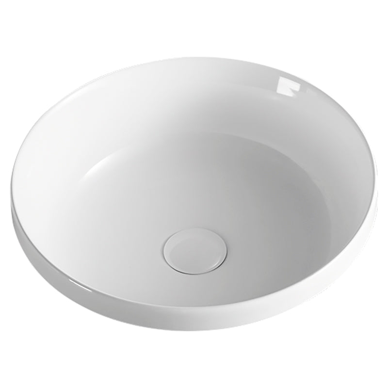 RONDO 40 Premium Basin Lavabo de semiempotre diámetro 40 cm cerámica LAV400400140B