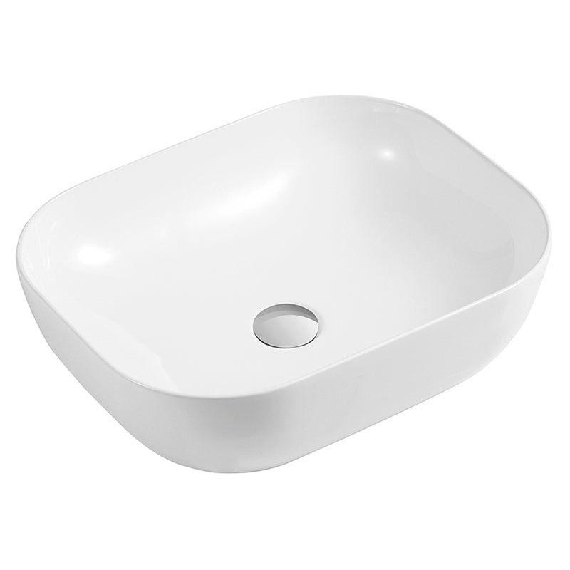 Lavabo de Sobreponer 50x39.5x14.5 cm cerámica blanco Australia