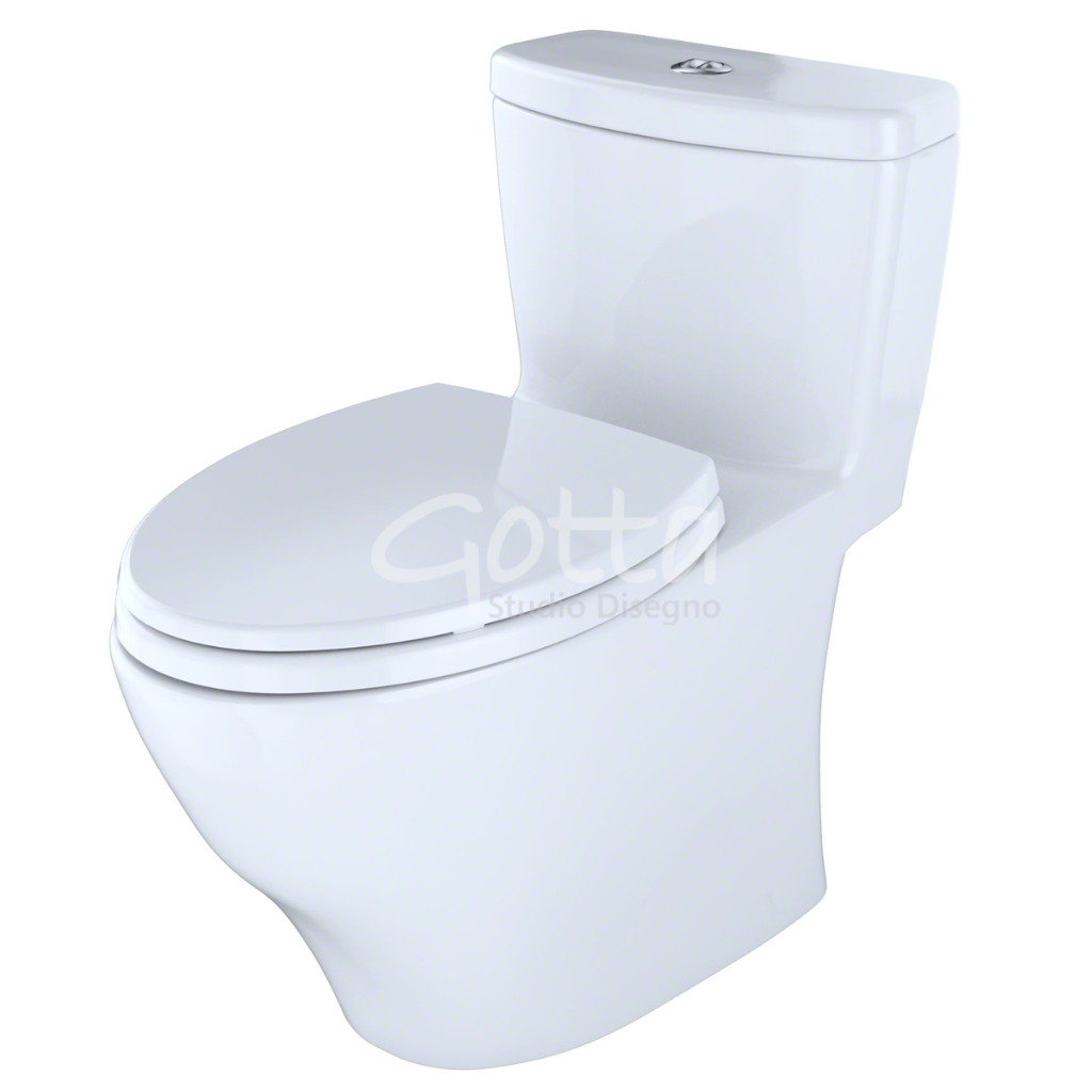 TOTO Aquia® One Piece Toilet 1.28 GPF Inodoro Taza alargada TOTO MS654114MF#01 ¡DISPONIBLE PARA ENTREGA INMEDIATA!
