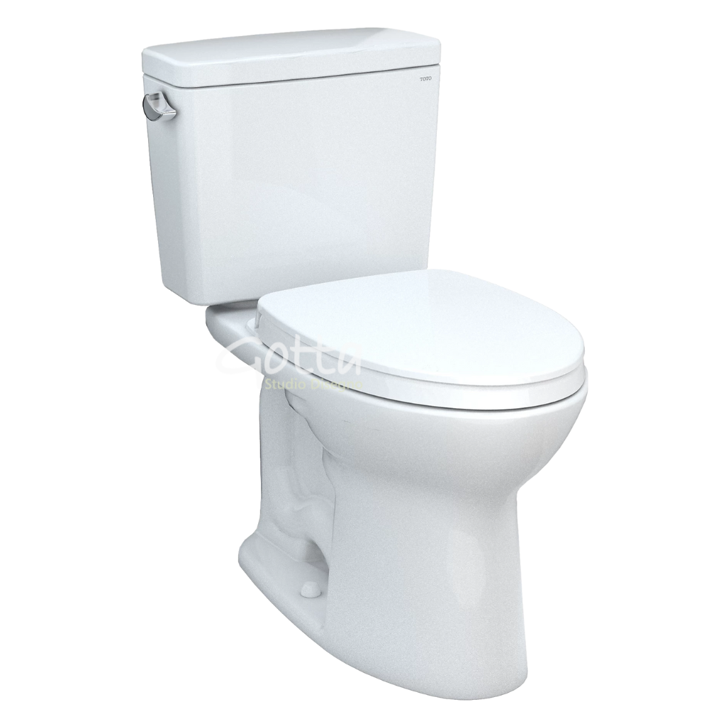 TOTO Drake® - Inodoro de Dos Piezas - 1.28 GPF Taza Alargada Altura Universal CEFIONTECT® TOTO MS776124CEFG#01 -DISPONIBLE A PARTIR DEL 20/FEB/26-