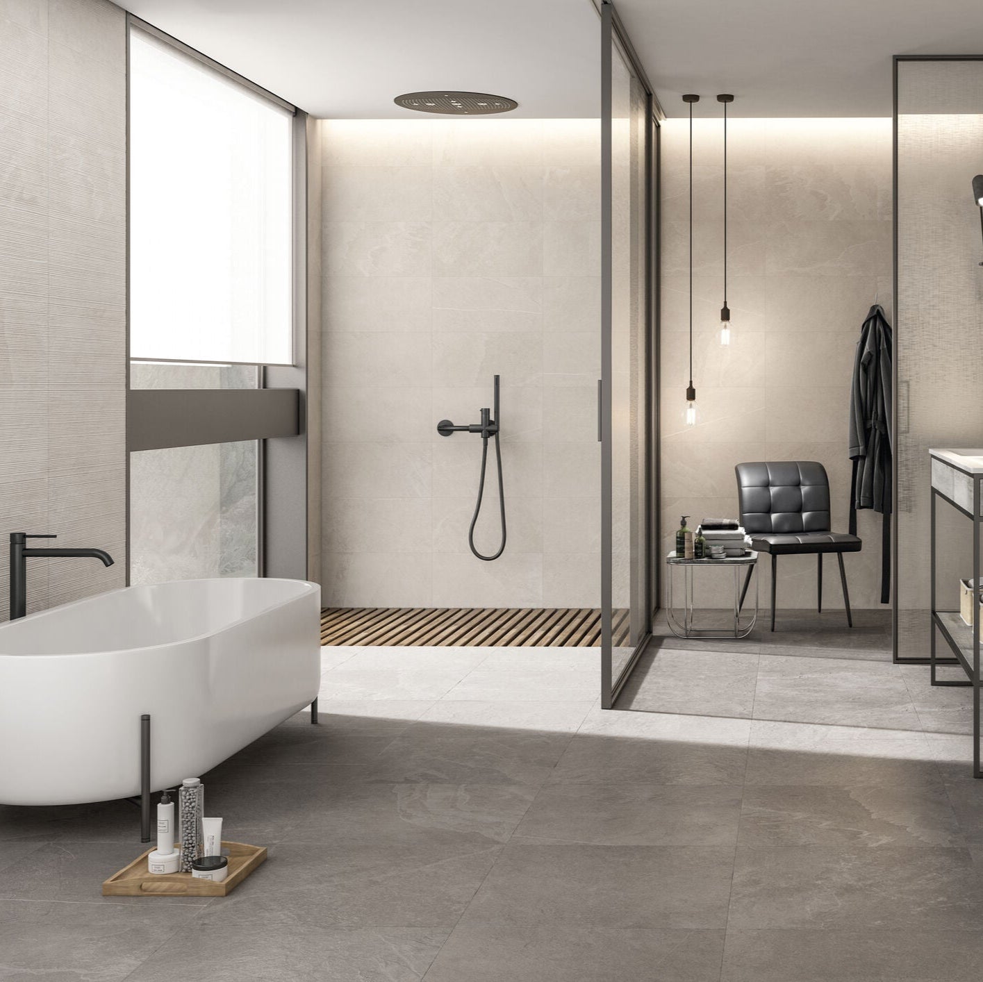 OVERLAND SAND - Piso Porcelánico Rectificado Esmaltado Mate 60x120 cm / Caja con 2 Pzs / Precio por Caja con 1.44 m2