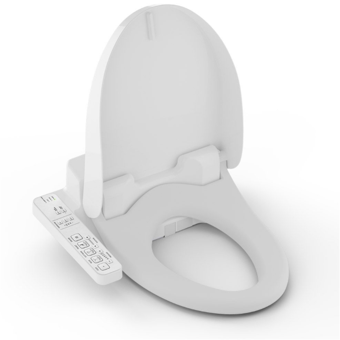 TOTO Drake® II Washlet®+ C100 Two Piece Toilet 1.28 GPF Taza alargada TOTO MW4542034CEFG#01 ¡DISPONIBLE PARA ENTREGA INMEDIATA!