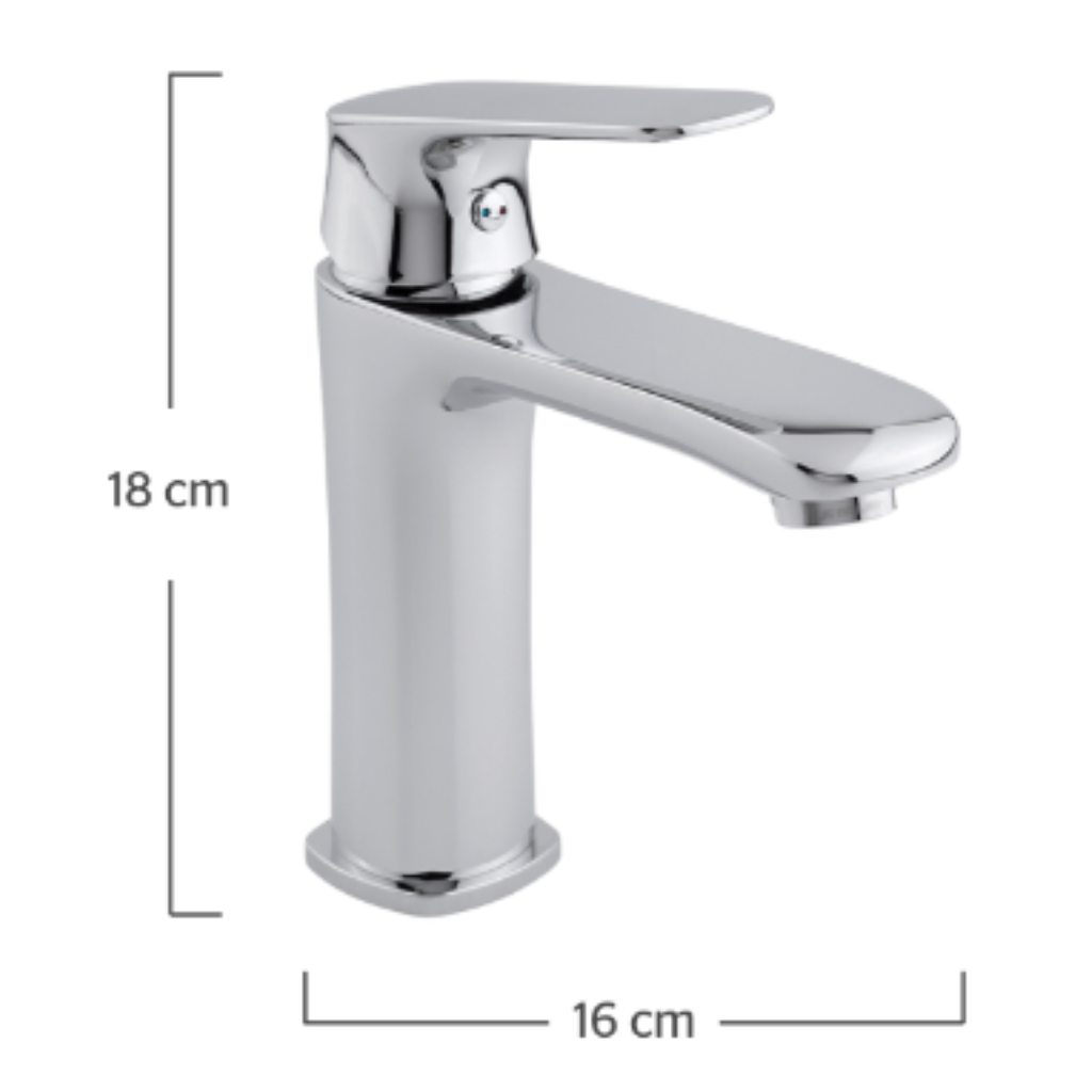 Monomando corto para lavabo CASSIA URREA