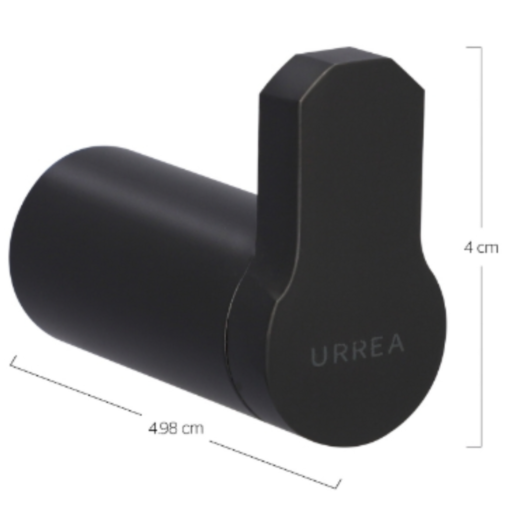 Gancho sencillo LIA Negro URREA