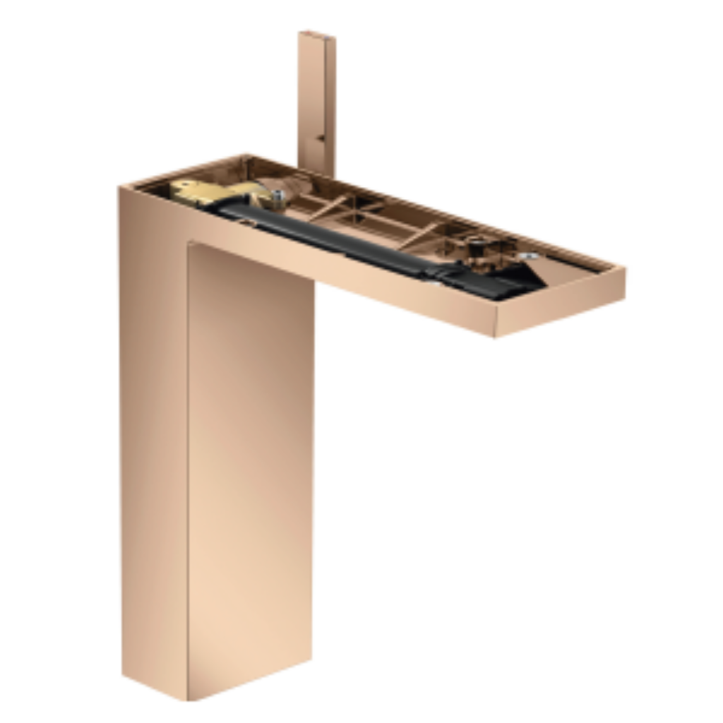 Mezclador monomando de lavabo Axor 230 con vaciador Push-Open 47022300 (Incluye placa)