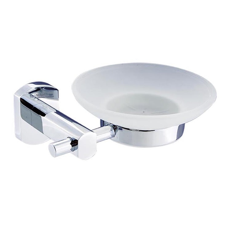 Jabonera acabado Cromo Rectangolo Tecnobath TB20.481