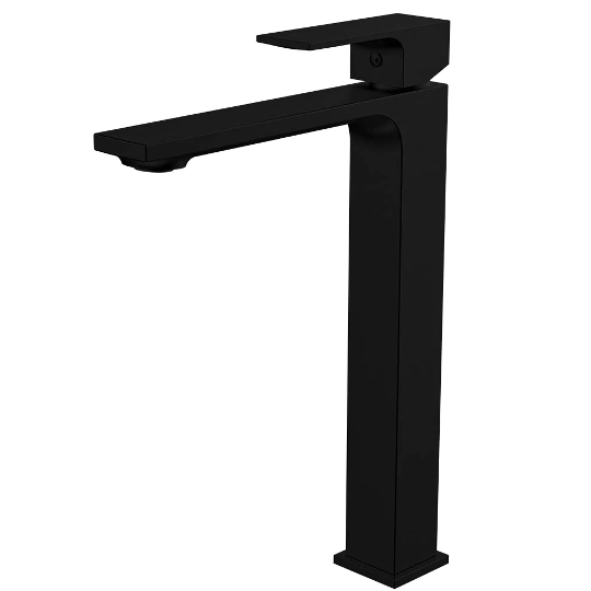 Monomando Alto para Lavabo Negro Mate Tecnobath TB41.031NEGRO