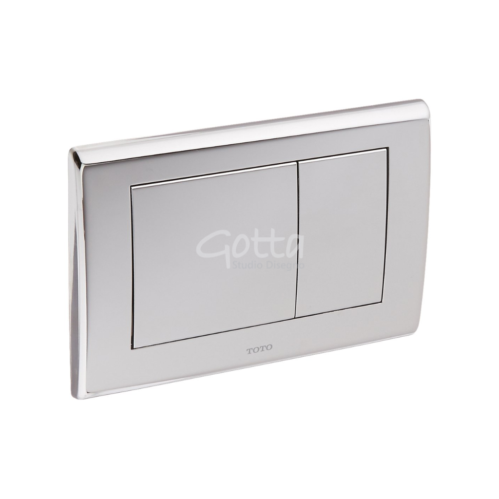 TOTO YT820#CP Convex Push Plate - Dual Button ¡DISPONIBLE PARA ENTREGA!