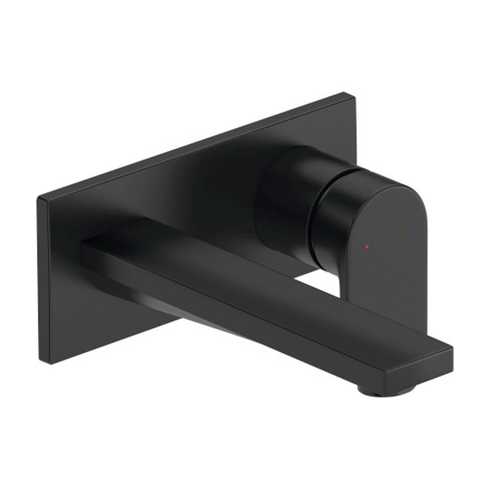 Monomando a Muro acabado Negro Mate Tulum Duravit TU1070004046