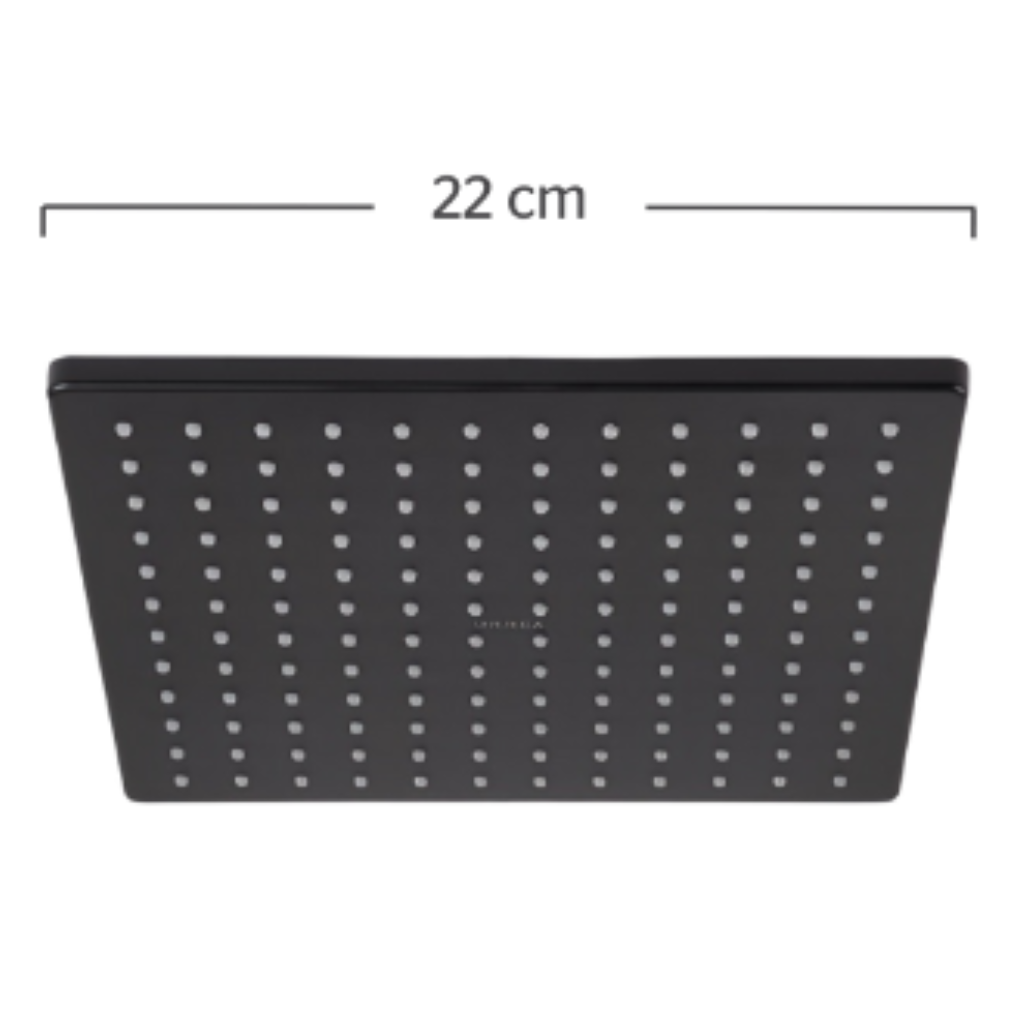 Regadera de plato cuadrado de 22 cm URREA 2261.2