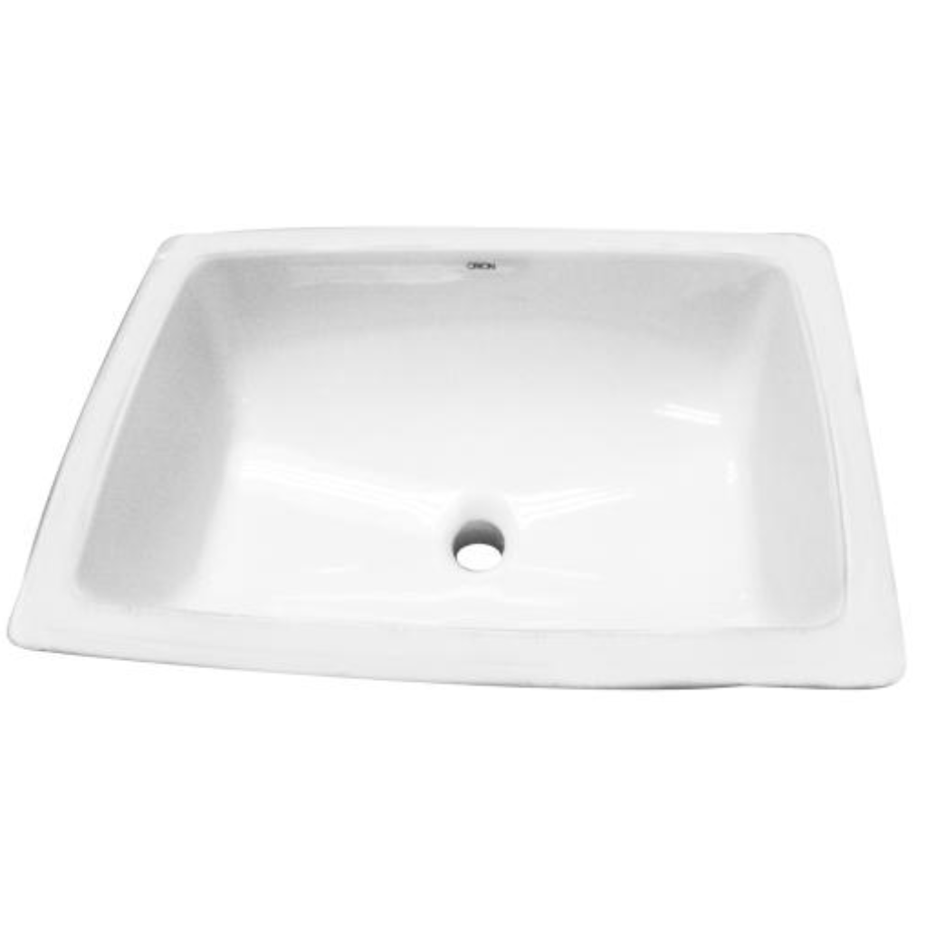 Lavabo Audaze rectangular bajo cubierta color blanco URREA 52821021