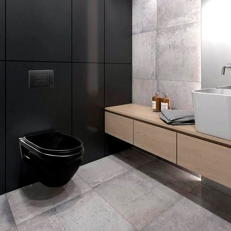 Paquete WC Suspendido Negro Mate WC03N A101 M278