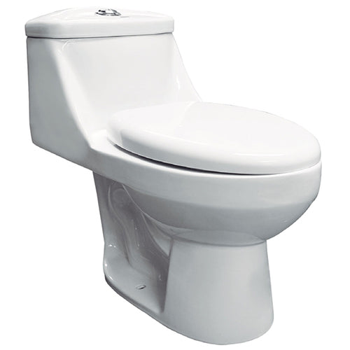 WC One Piece Sistema Ahorrador de Agua y Asiento Cierre Lento Tecnobath