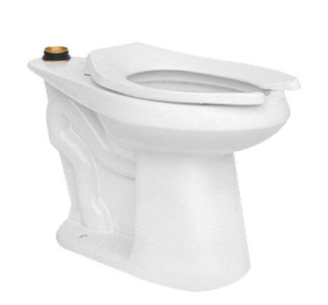 WC Comercial taza alargada para Fluxómetro