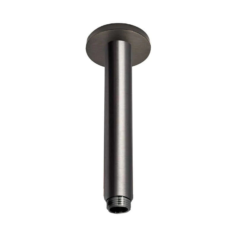 Brazo para Regadera a Techo 18 cm acabado Gun Metal