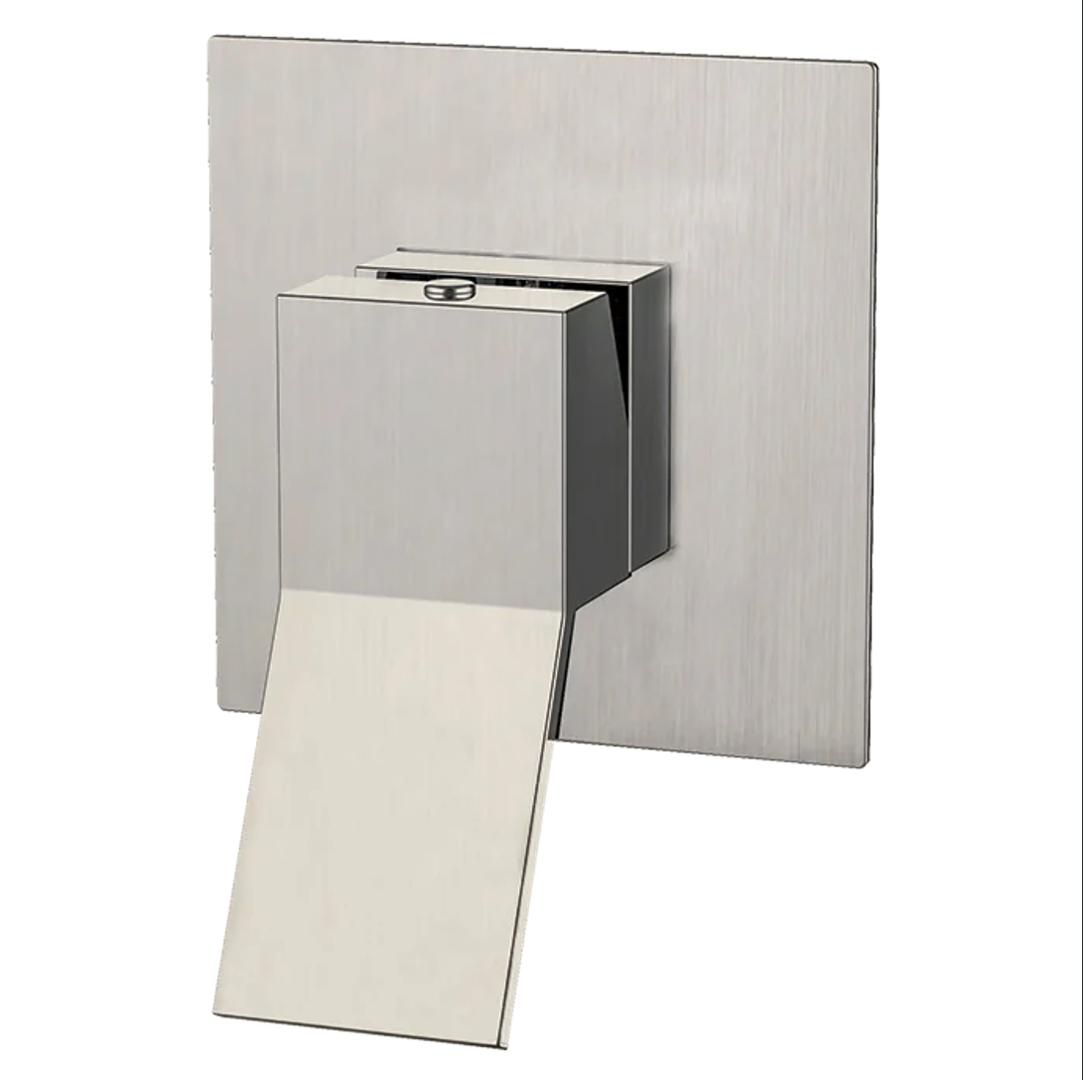 Monomando para Regadera Latón Niquel Cepillado