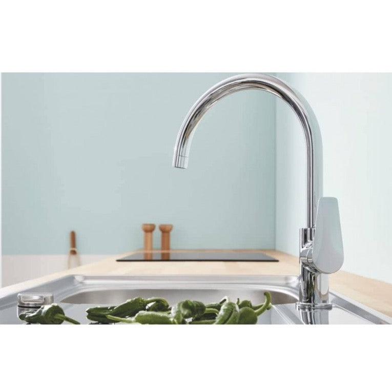 Monomando de Cocina Cromo Bauedge Grohe 31233001