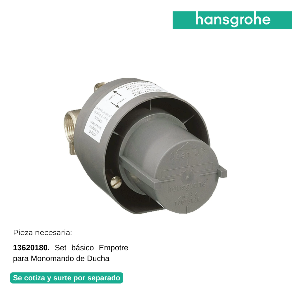 Hansgrohe Vernis Blend Mezclador monomando de ducha empotrado Cromo 71649000 ¡DISPONIBLE PARA ENTREGA INMEDIATA!