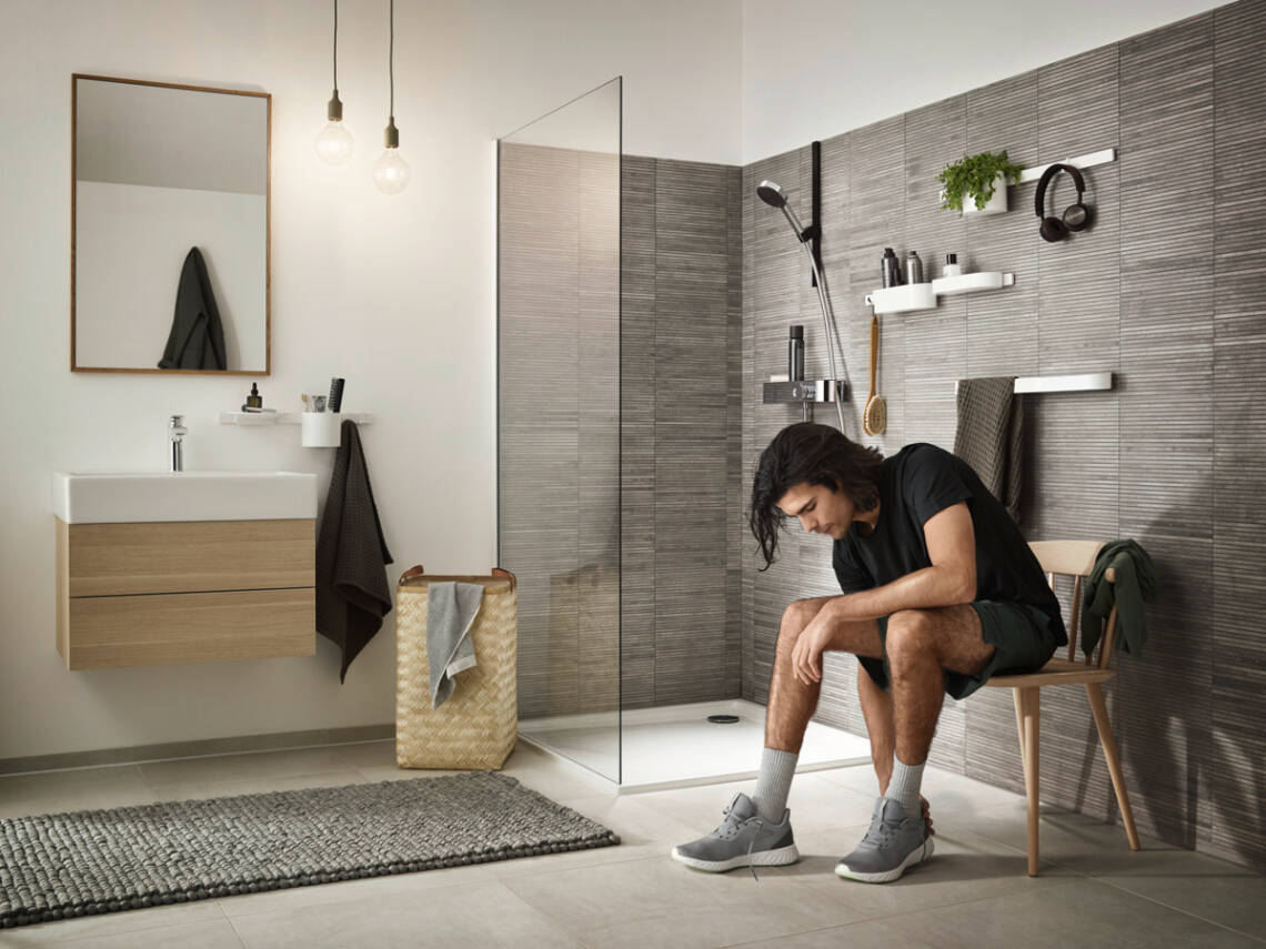 Wallstoris Barra de muro 70 cm Blanco Mate Hansgrohe 27904700 ¡DISPONIBLE PARA ENTREGA INMEDIATA!