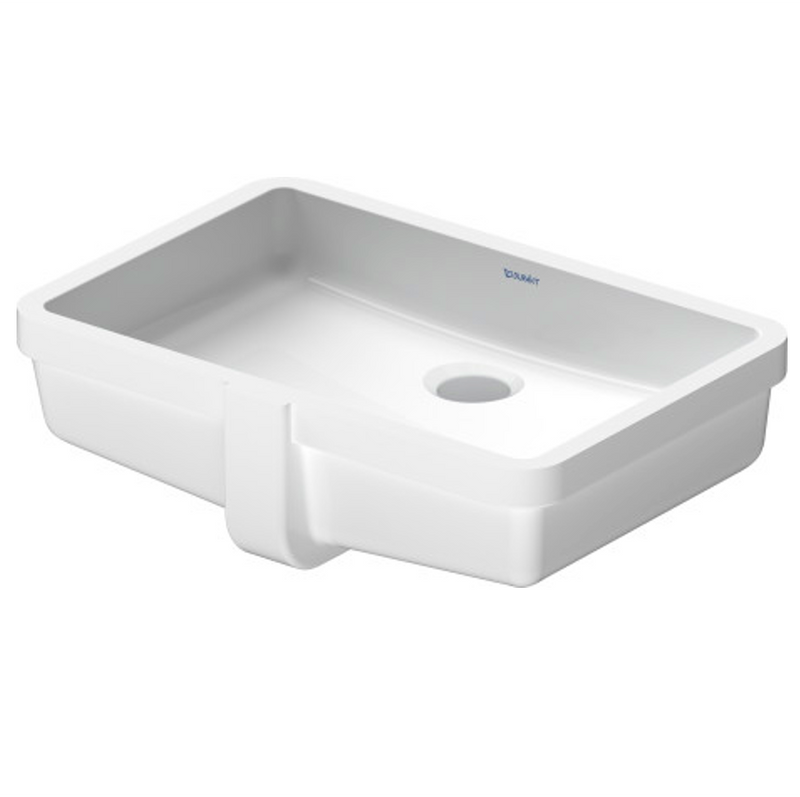 Lavabo Vero Bajo Cubierta con Rebosadero Duravit 48.5x31.5 cm 0330480000