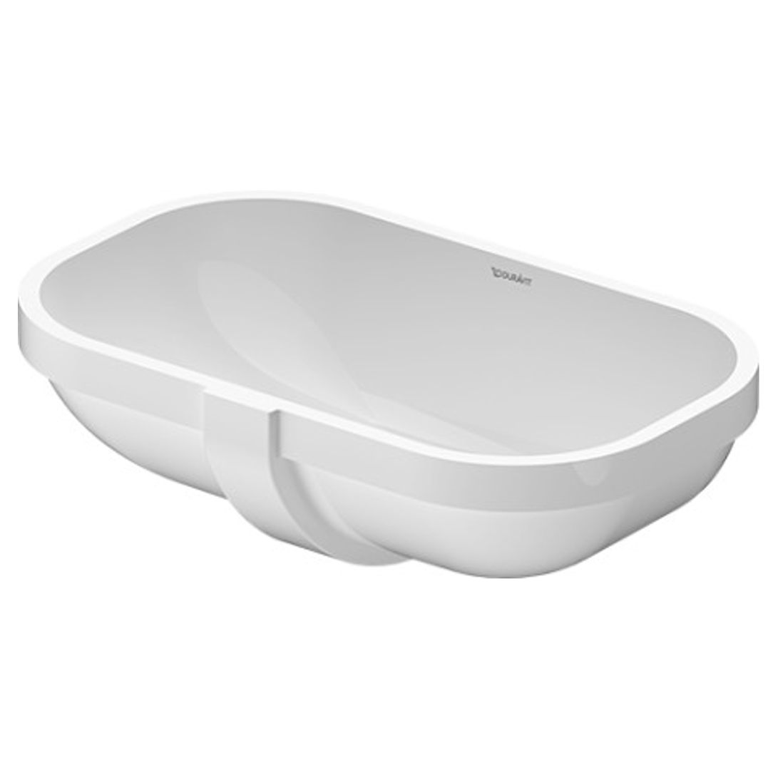 Lavabo D-Code Bajo Cubierta con Rebosadero 49.5x29x17.5 cm Duravit 0338490000