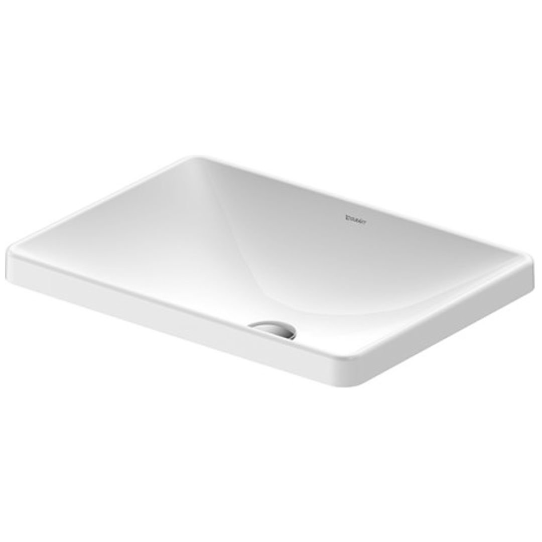 Lavabo D-Neo Semi Empotrado sin Rebosadero 60x44x4.5/10 cm Duravit 358600079