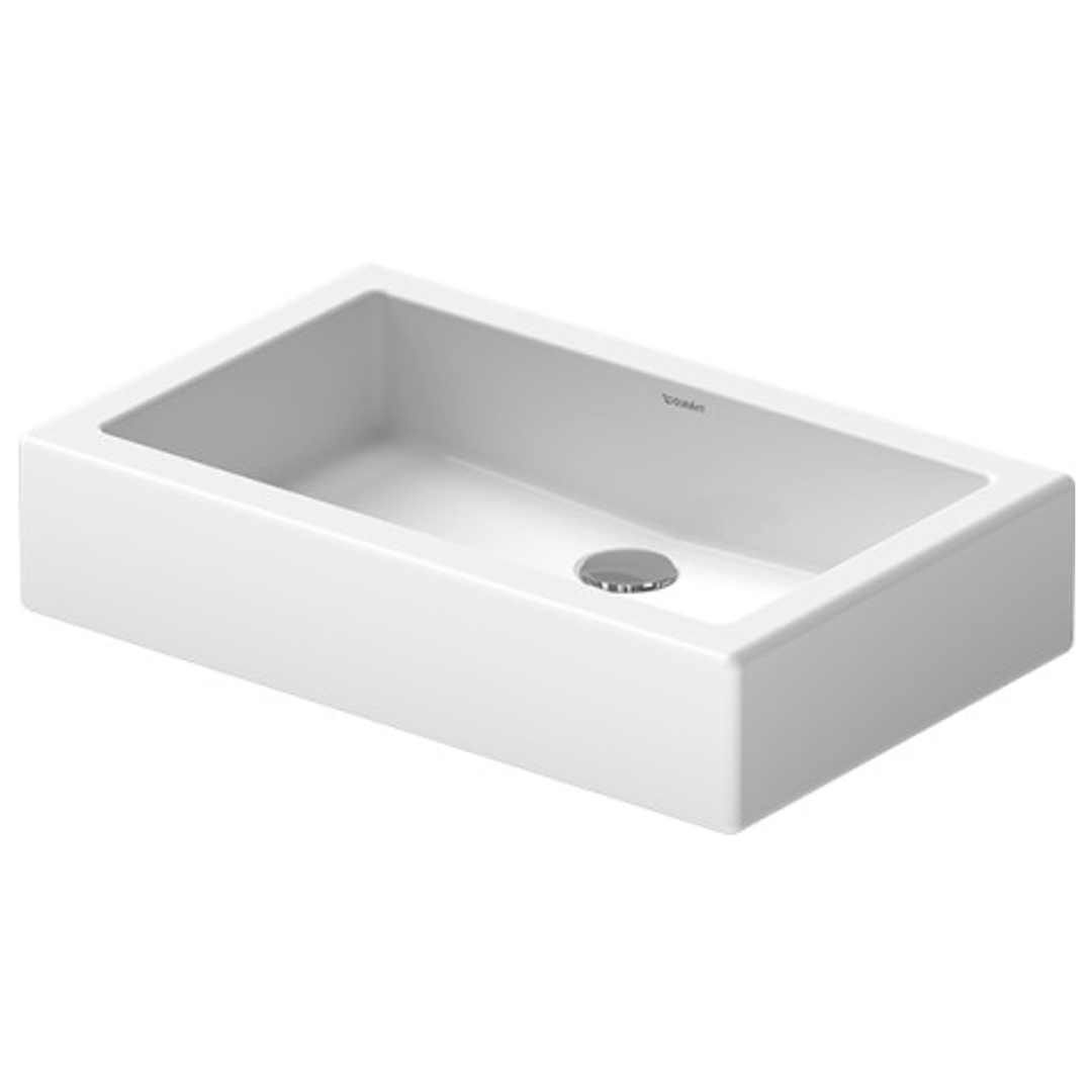Lavabo Vero Sobre Cubierta sin Rebosadero 60x38x13 cm Duravit 0455600000