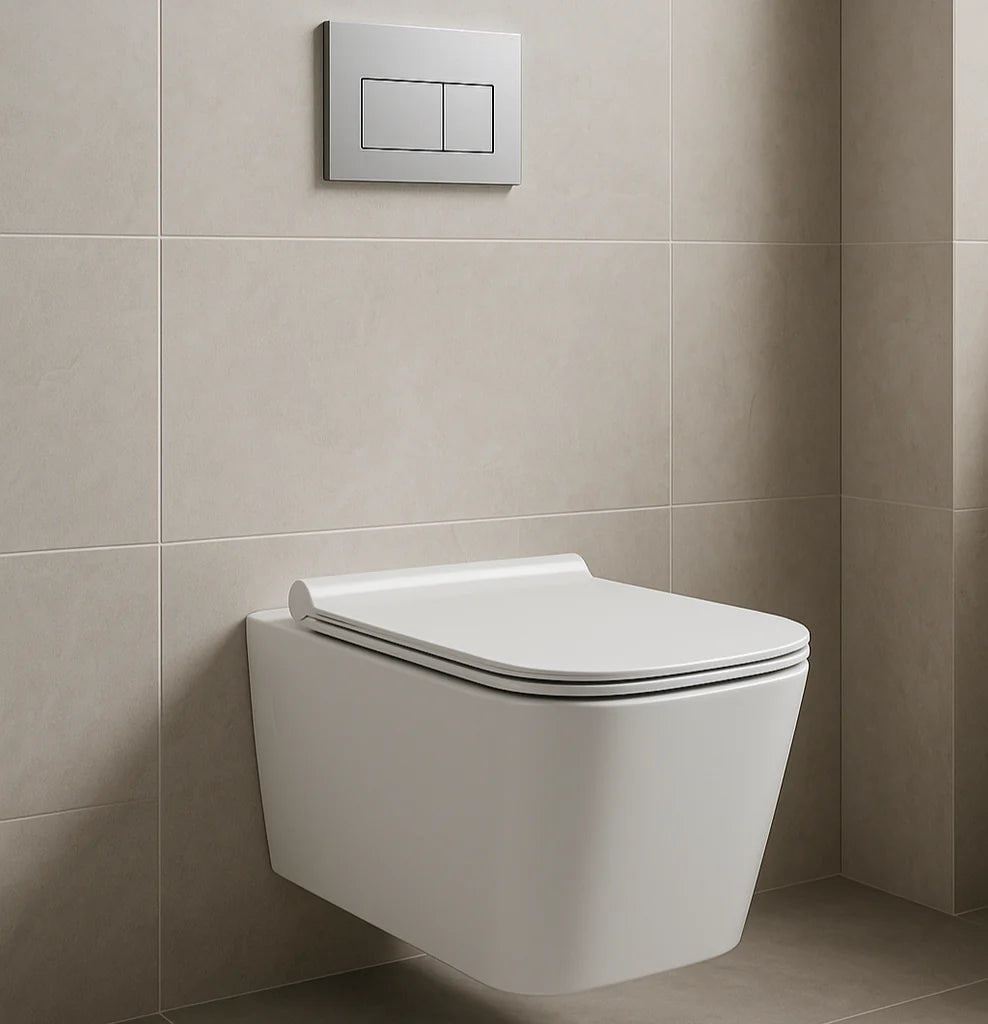 Paquete de WC Suspendido Icon Tanque Oculto y Pulsador WC011 A101 M71