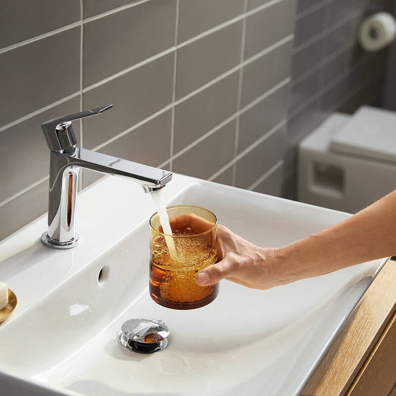 Rebris E 110 Monomando de lavabo CoolStart sin vaciador Cromo Hansgrohe 72560000 Essentials