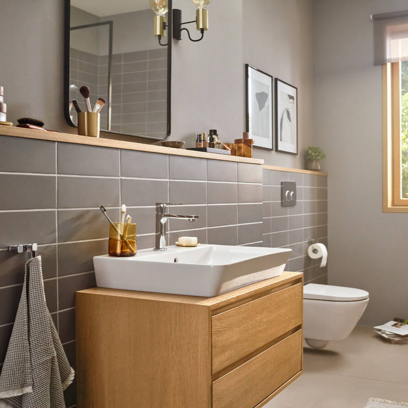 Rebris E 110 Monomando de lavabo CoolStart sin vaciador Cromo Hansgrohe 72560000 Essentials