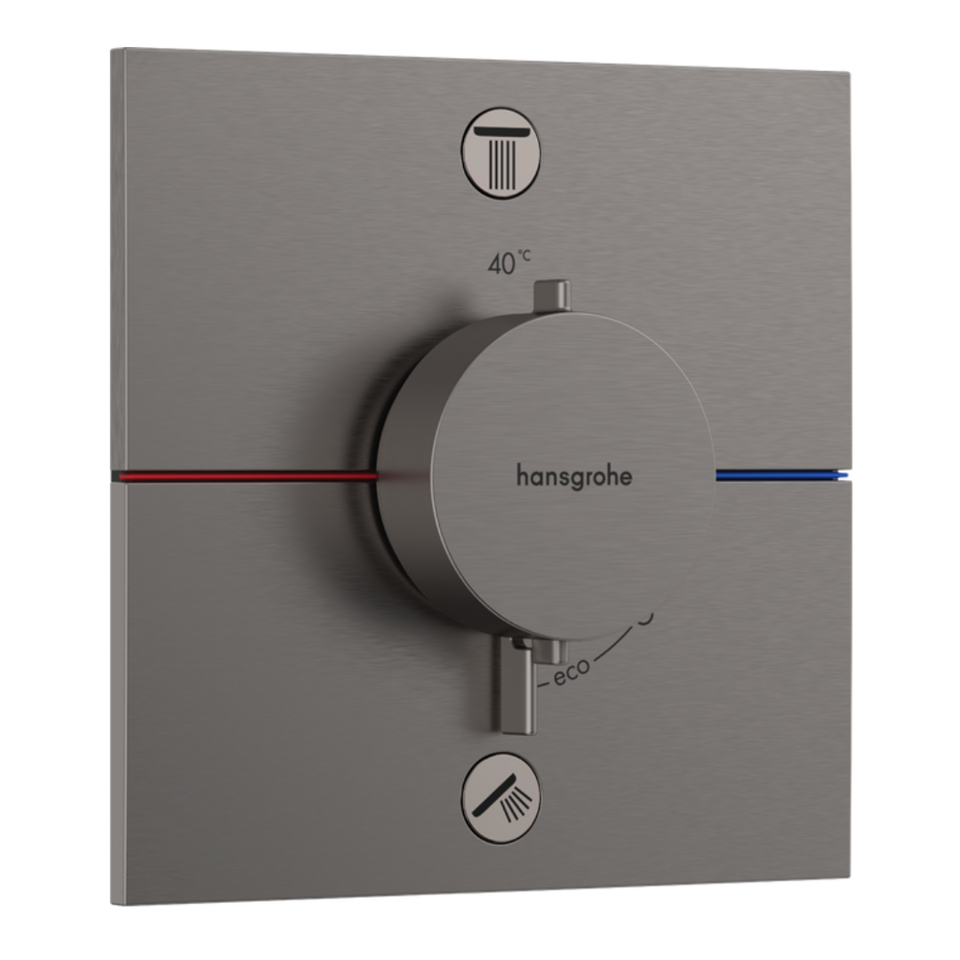 ShowerSelect Comfort E Termostato empotrado para 2 funciones - 5 acabados especiales